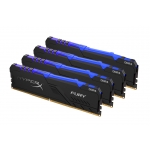 HyperX Fury RGB HX426C16FB3AK4/32 32GB (8GB x4) DDR4 2666MHz Non ECC Memory RAM DIMM