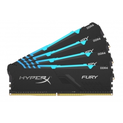 HyperX Fury RGB HX426C16FB3AK4/64 64GB (16GB x4) DDR4 2666MHz Non ECC Memory RAM DIMM