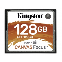 Kingston Canvas Focus 128GB Compact Flash (CF) Card 150MB/s R, 130MB/s W